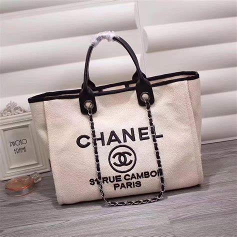 chanel beach bag fake|knockoff chanel bags.